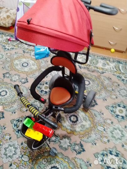 Велосипед детский с ручкой