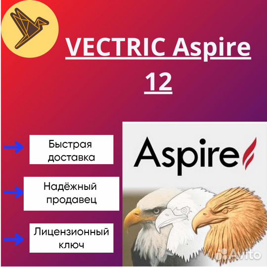 Лицензия Vectric Aspire Pro 12 (Полная версия)