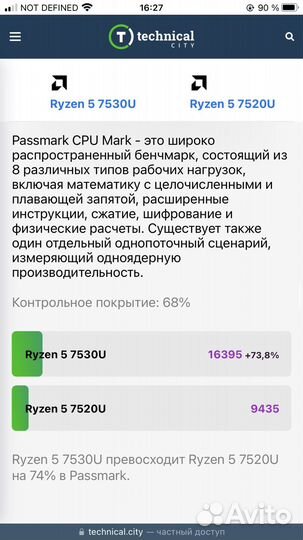 Asus VivoBook Oled Ryzen 5 7530U SSD 512G RAM 16G