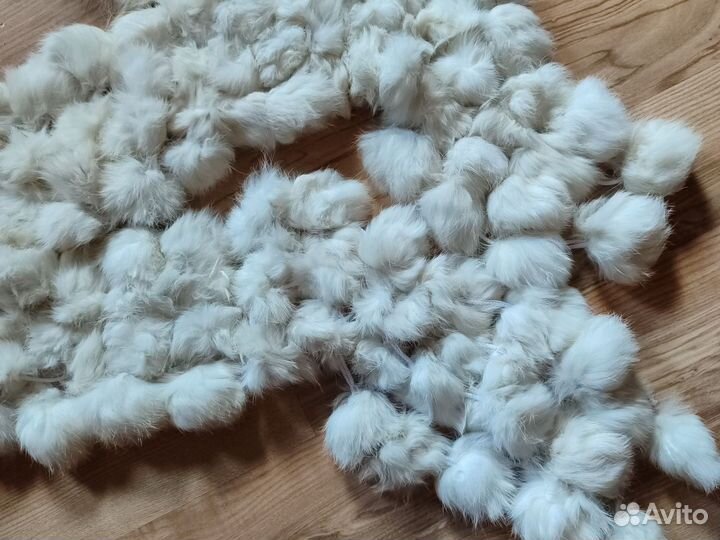 Шапка лиса Манто песец кролик