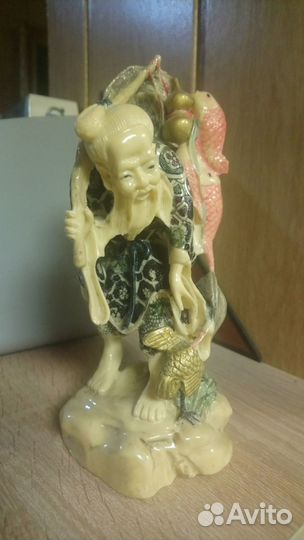 Китайская фигурка Рыбак