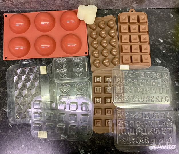 Формы для конфет, шоколадных бомб, для шоколадок