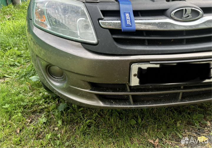 Бампер передний LADA granta и левое крыло