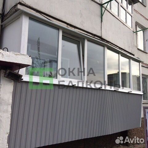 Остекление балконов в панельном доме