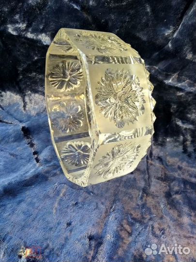 Ваза салатница фруктовница хрусталь СССР