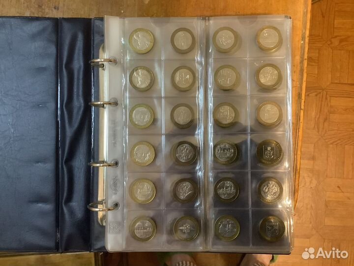 Коллекция монет 10 рублей биметалл