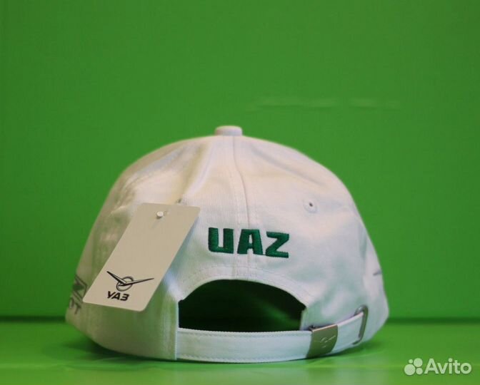 Новая бейсболка (кепка) UAZ (уаз) белый