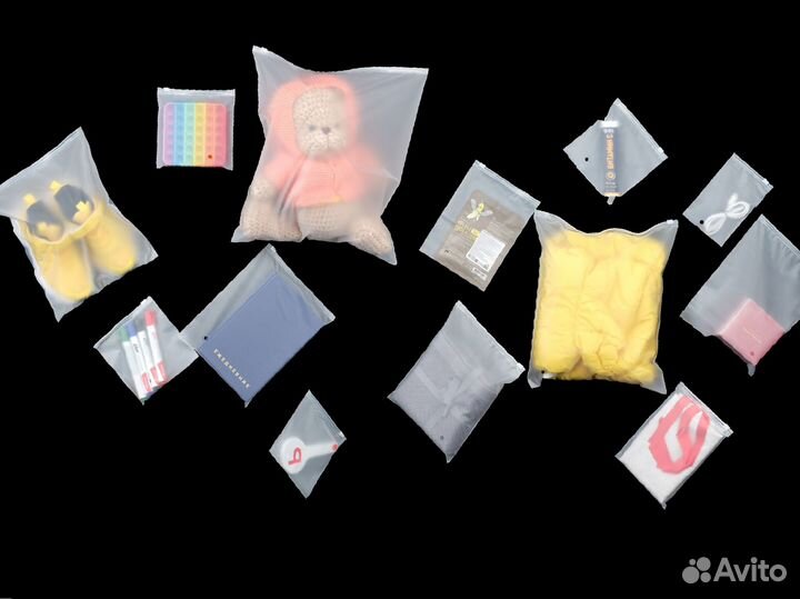 Пакет зип лок с бегунком 80 мкм матовый