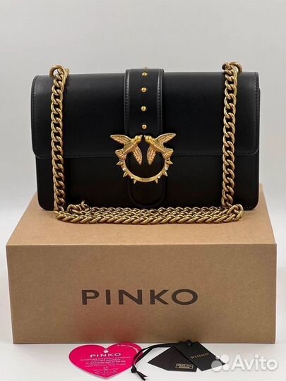 Сумка через плечо женская Pinko натуральая кожа