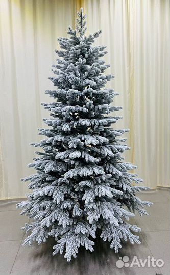 Елка искусственная литая заснеженная