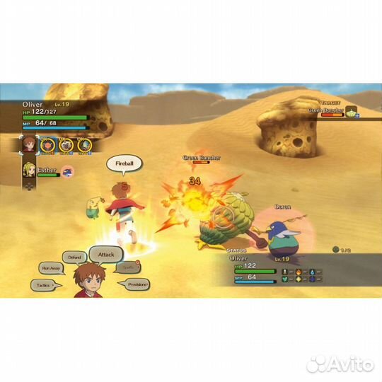 Ni no Kuni Wrath of the White Witch, б/у, английск