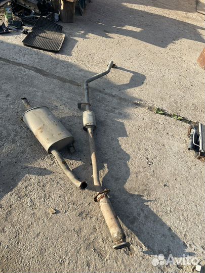 Глушитель выхлопная система kia rio 1 универсал