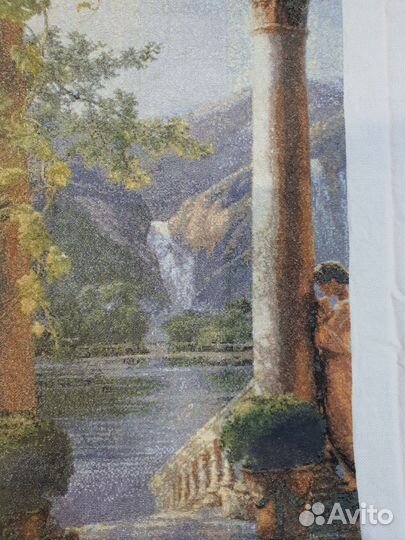 Картина вышитая крестом ручная работа