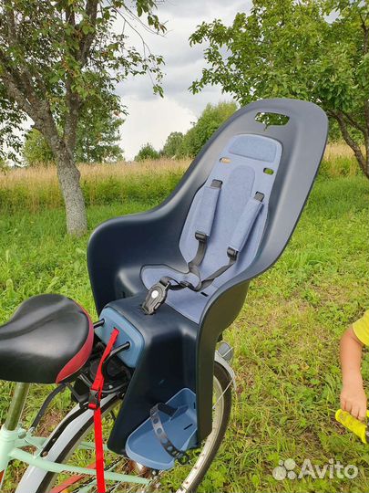 Детское кресло на багажник 100 btwin Х decathlon