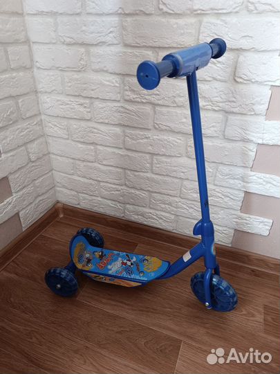 Самокат детский трехколесный бу