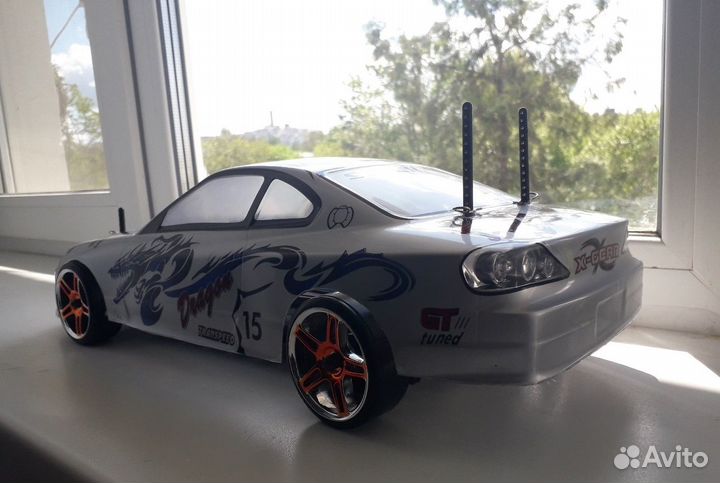 RC drift HSP Flying Fish дрифт