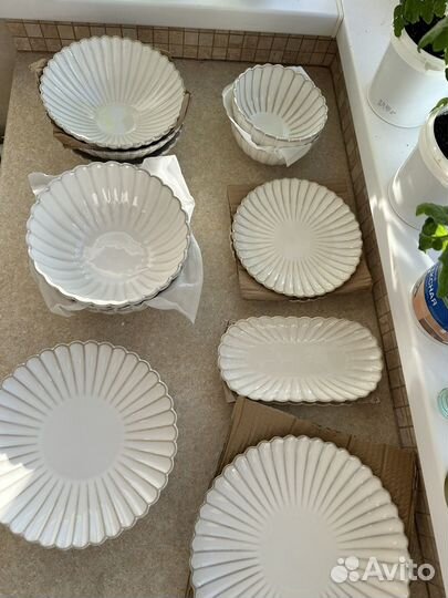 Посуда стеклянная и кухонные мелочи