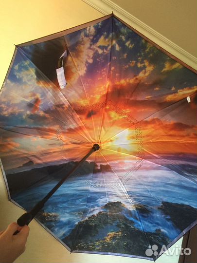 Зонт наоборот умный антизонт