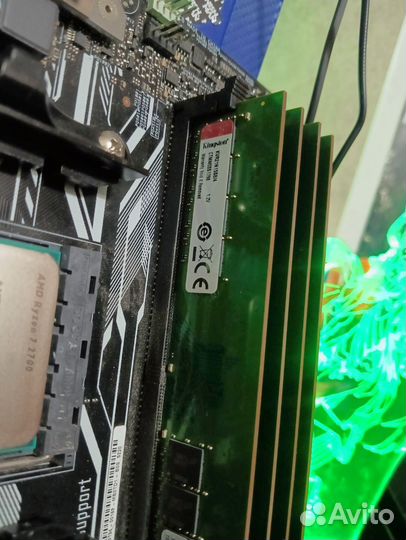 Комплект x370-pro, ryzen 7 2700, 16gb