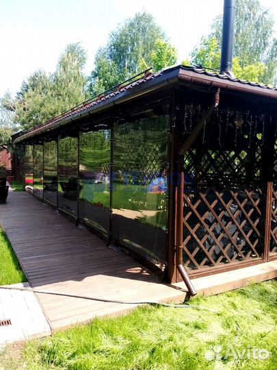 Жидкие окна для беседки