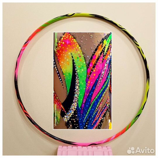 Обмотка обруча и булав для худож. гимнастики