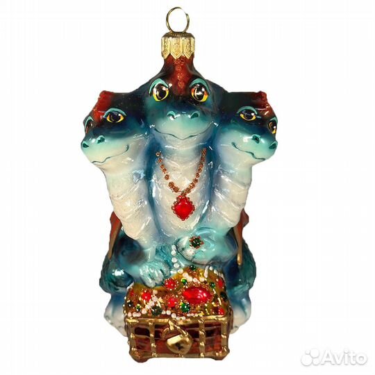 Елочная игрушка дракон