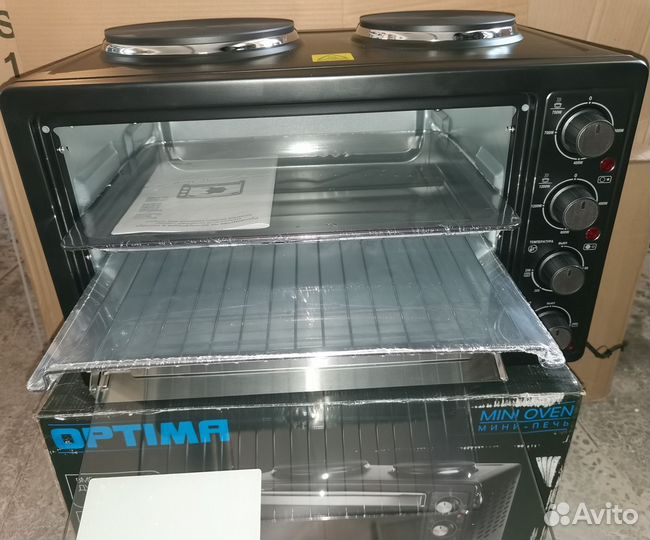 Мини печь с конфорками