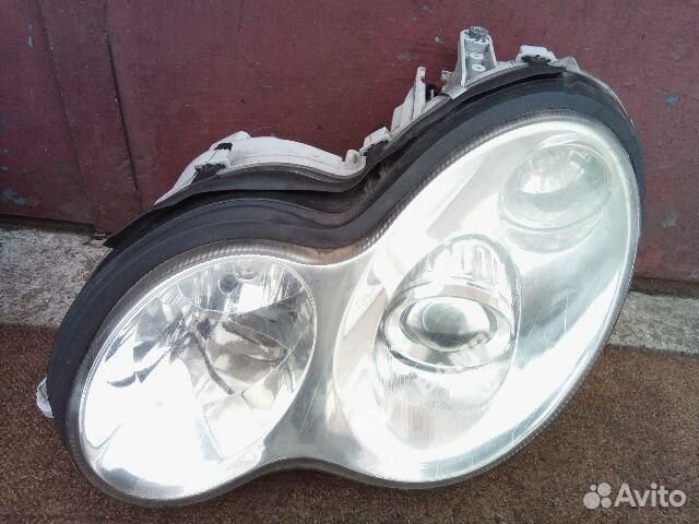 Фары Mercedes W203 Рестайлинг Линза Комплект