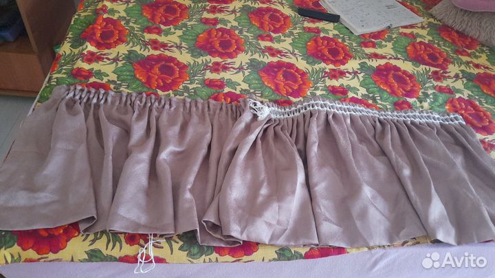 Укороченная штора