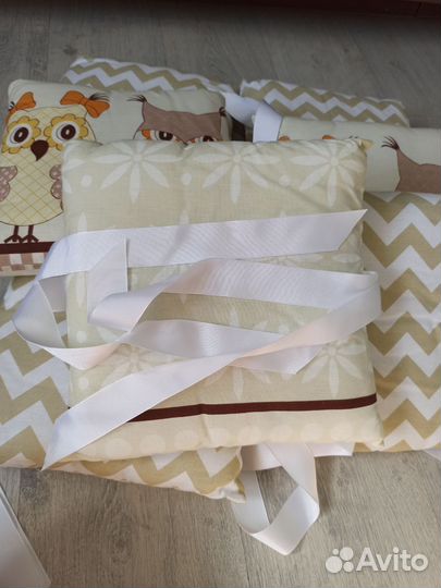 Бортики в детскую кроватку