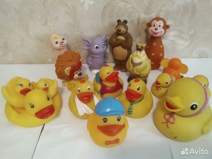 Резиновые игрушки из мультиков