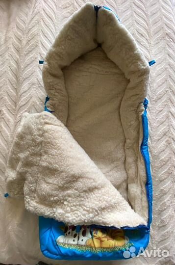 Конверт зимний на овчине