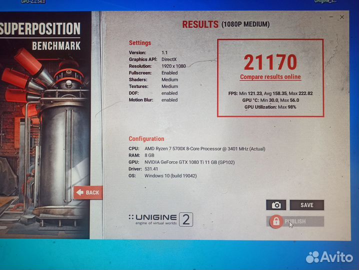 Видеокарта manli gtx1080ti 11Gb Gallardo