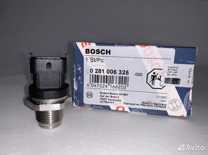 Датчик давления топлива в рампе(ISBe,ISF,ISLe) 028