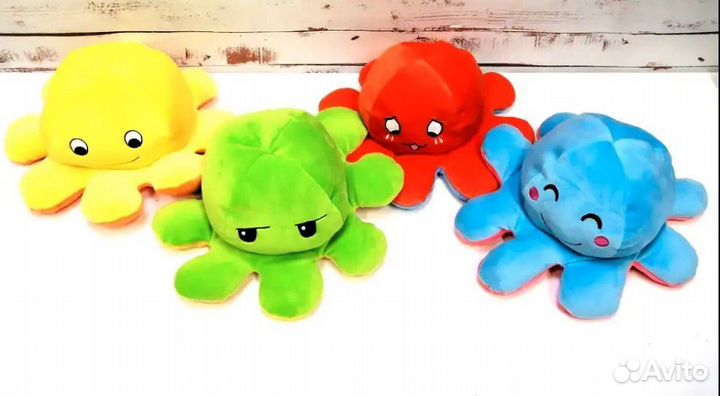 Игрушка перевертыш осьминог