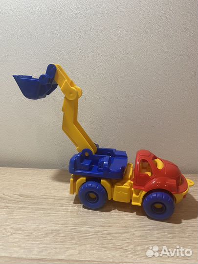 Конструктор Smoby, трансформер машина, экскаватор