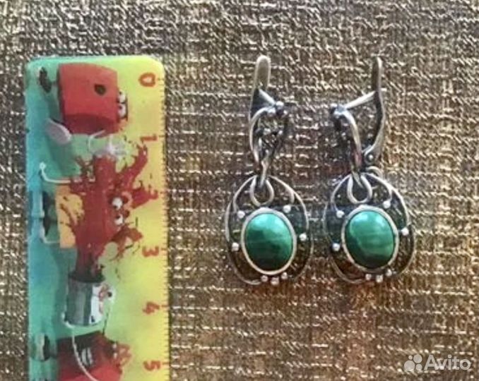 Серьги, ожерелье (натуральные камни) Jenavi, Avon