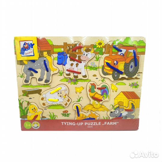 Пазл на доске Woody 90878 