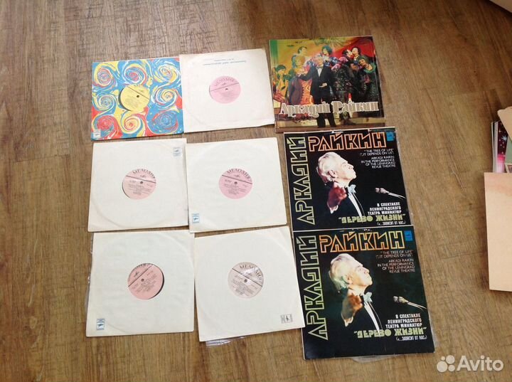 А. Райкин,спектакли:дерево жизни, на 9 пластинках