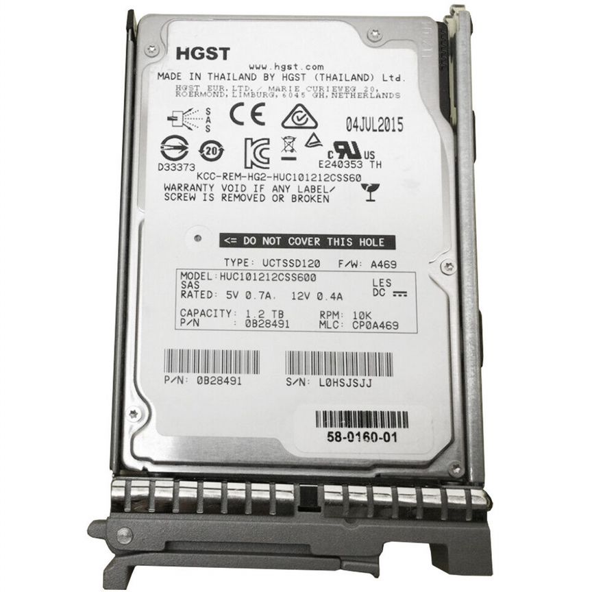 [UCS-HD12T10K] Жесткий Диск Cisco 1,2tb Sas 2,5" Hdd Ucs-Hd12t10k