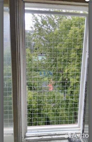 Решетка антикошка Установка на любой этаж