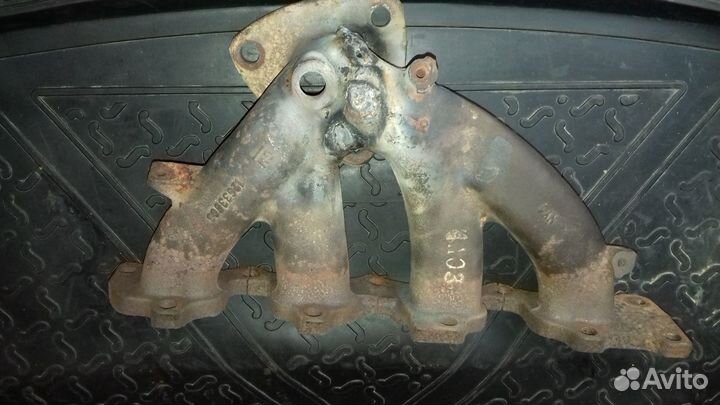 Выпускной коллектор на Шевроле Каптива 2012г. 2.4