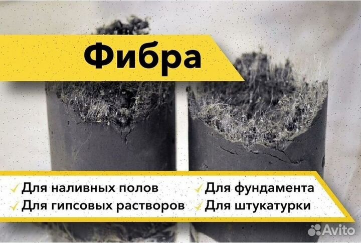 Фибра полимерная