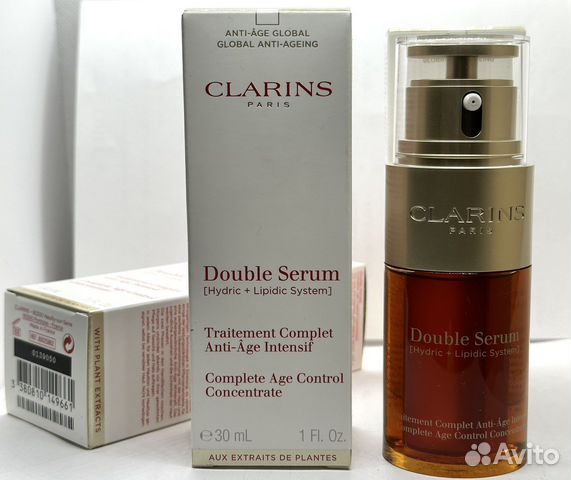 Омолаживающая сыворотка clarins double serum 30 мл