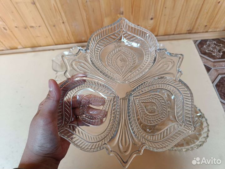 Менажницы из стекла