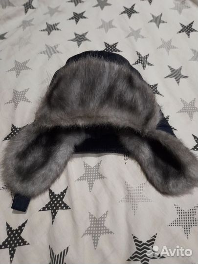 Шапка зимняя и краги,на 4-5лет