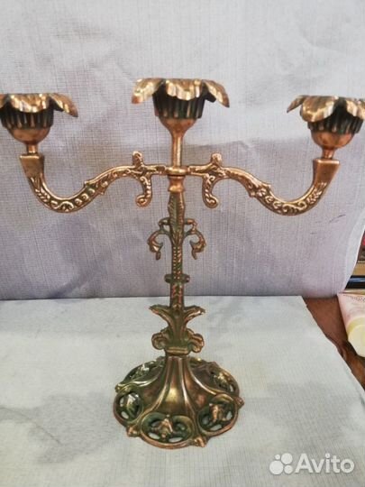 Пара подсвечников канделябры парные