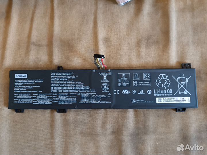 Ноутбук lenovo legion 5 на запчасти