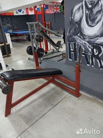 Скамья для жима обратная бу