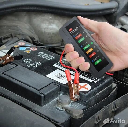 Тестер автомобильный аккумулятора и генератора